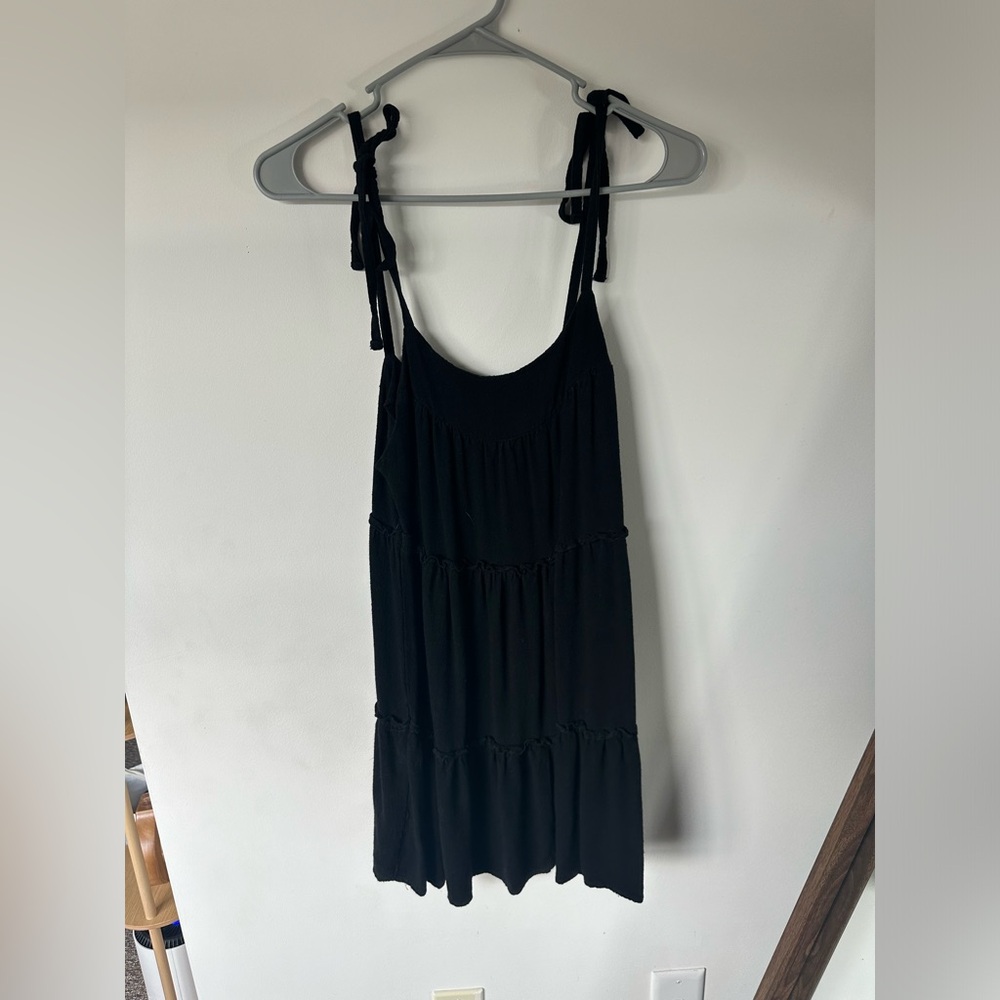 Dress with tie straps